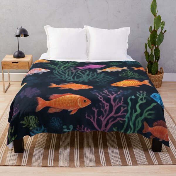 Item preview, Sea organisms and coral reef ecosystem print design  designed and sold by Anshu3813.