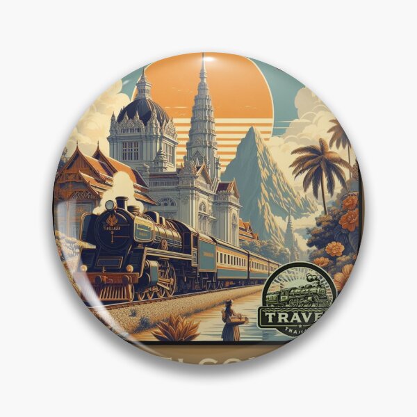 Item preview, Welcome to the Land of Smiles, Travel Thailand Train designed and sold by Artwear-art for life.