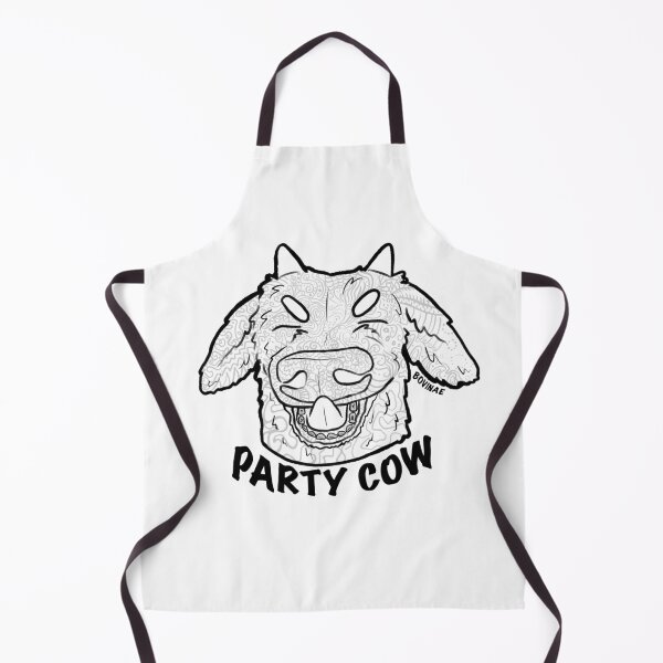 Item preview, Party Cow Outline designed and sold by Bovinae Art.
