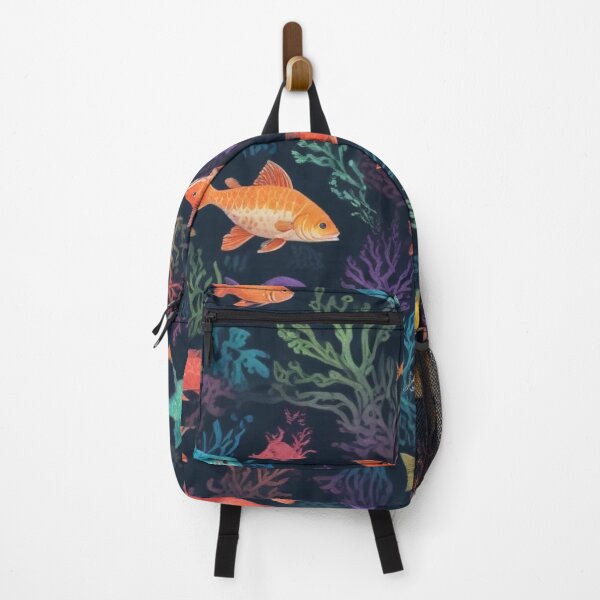 Item preview, Sea organisms and coral reef ecosystem print design designed and sold by Anshu3813.