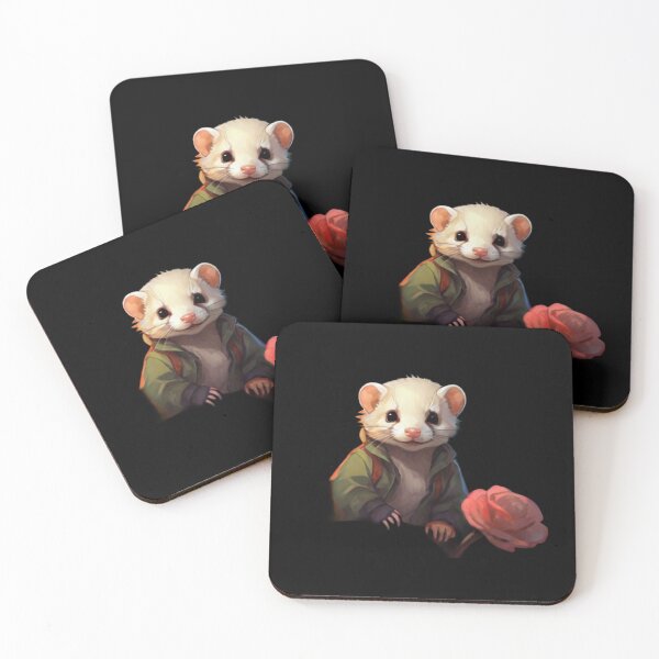 Item preview, Overjoyed Chibi Ferret designed and sold by products4urduke.