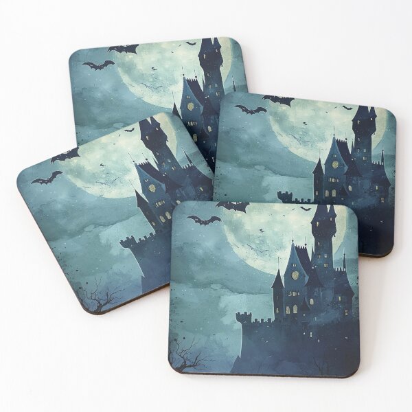 Item preview, Moonlit Bat Castle designed and sold by cute-animals99.