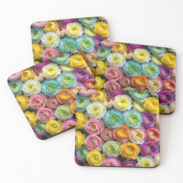 Item preview, Colorful Picture of a Group of Ranunculus Flowers designed and sold by Petalandfur.