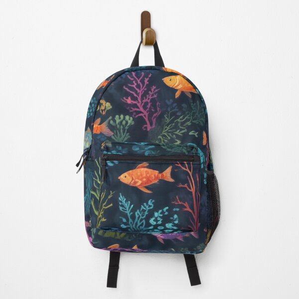 Item preview, Sea organisms and coral reef ecosystem print design designed and sold by Anshu3813.