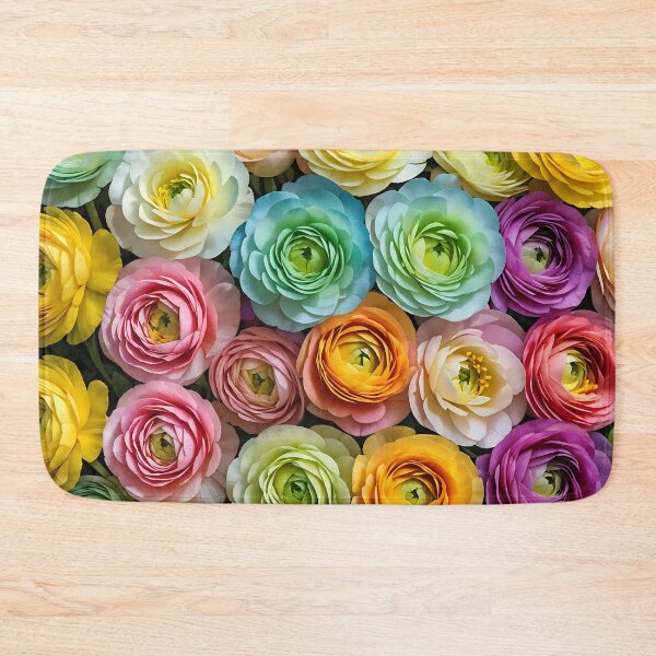 Item preview, Colorful Picture of a Group of Ranunculus Flowers designed and sold by Petalandfur.