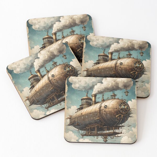Item preview, Clockwork Airship designed and sold by ByteyCreatives.