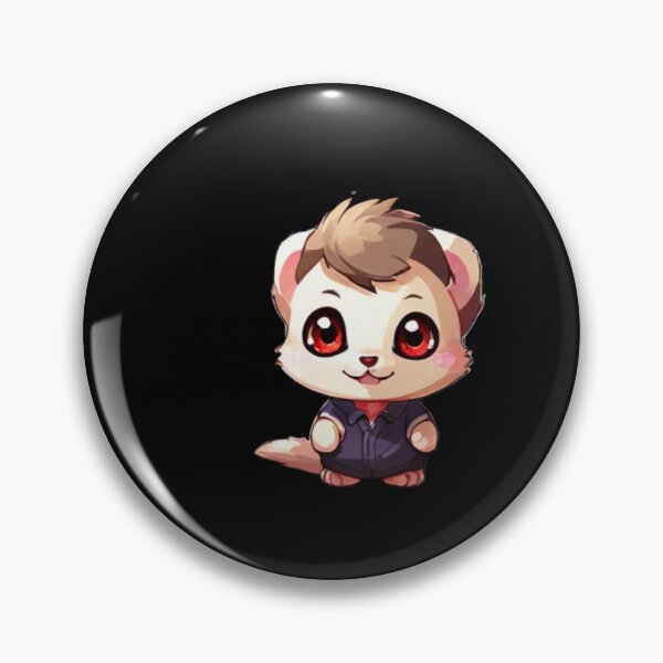 Item preview, Overjoyed Chibi Ferret designed and sold by products4urduke.