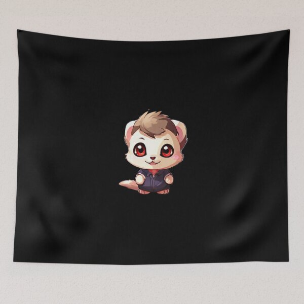 Item preview, Overjoyed Chibi Ferret designed and sold by products4urduke.