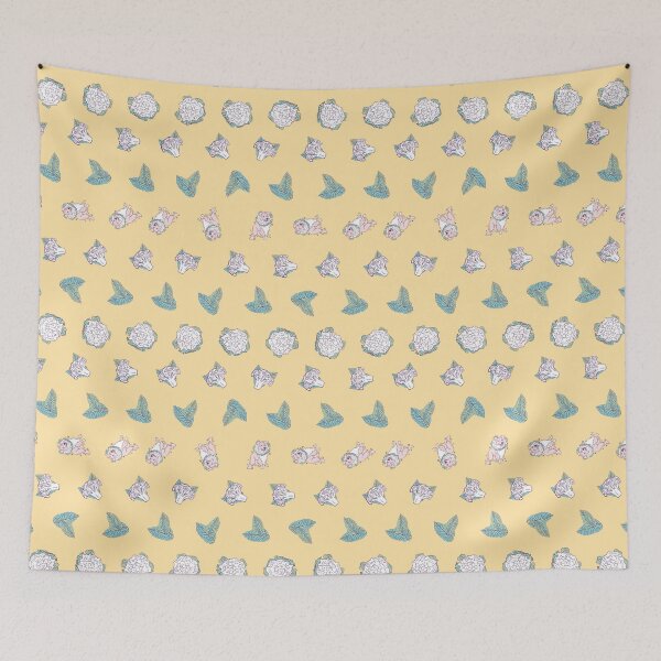 Item preview, Cauliflower Canine Collieflower Seamless Pattern designed and sold by SPIRIMAL.