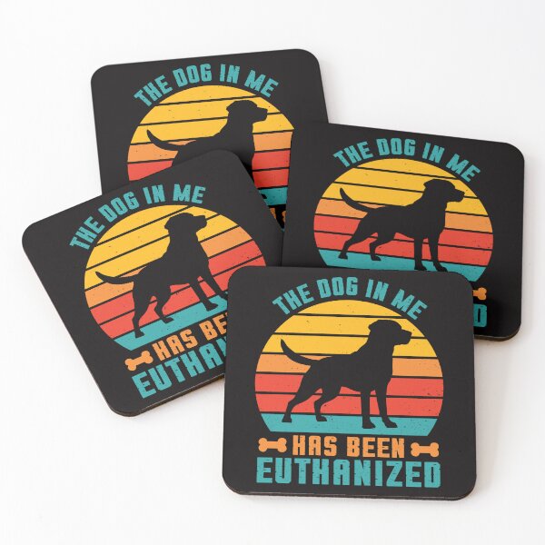 Item preview, The Dog In Me Has Been Euthanized Funny Meme Dark Humor designed and sold by ManiaGrania.