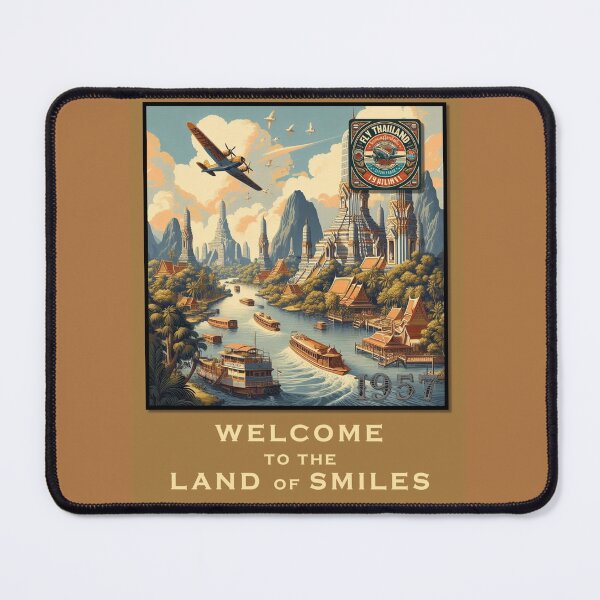 Item preview, Welcome to the Land of Smiles, Fly Thailand designed and sold by Artwear-art for life.