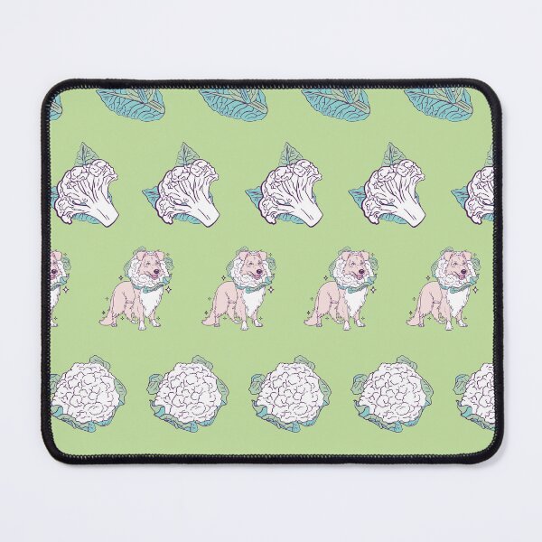 Item preview, Collieflower Dreamscape Collie Cauliflower Seamless Pattern designed and sold by SPIRIMAL.