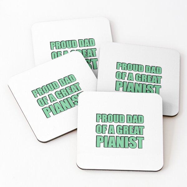 Item preview, Proud dad of a great pianist - piano player designed and sold by Inspirationmotivation.