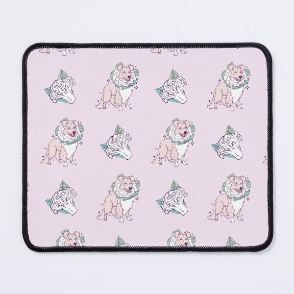 Item preview, Cauliflower Collie Parade Seamless Pattern designed and sold by SPIRIMAL.