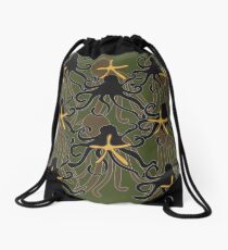 Octopus Camouflage Drawstring Bag