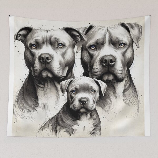 Artikelvorschau, Pitbulls-Familie entworfen und verkauft von 123ks.