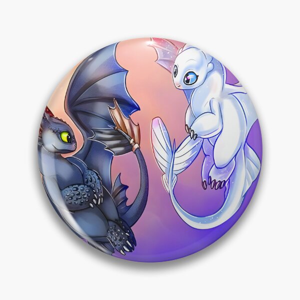 Item preview, Toothless Night Fury And Light Fury designed and sold by Tia-tez.