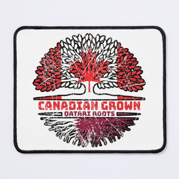 Item preview, Qatari Qatar Canadian Canada Tree Roots Flag designed and sold by FlagX.