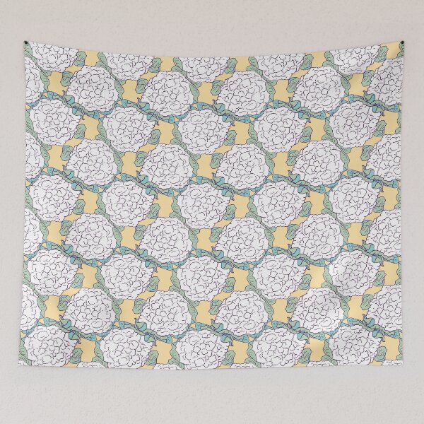 Item preview, Cauliflower Bloom Seamless Pattern designed and sold by SPIRIMAL.