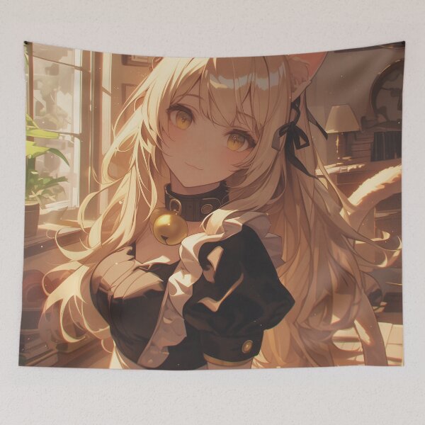 Item preview, a cute cat-eared girl designed and sold by Kawai Anime Shop.