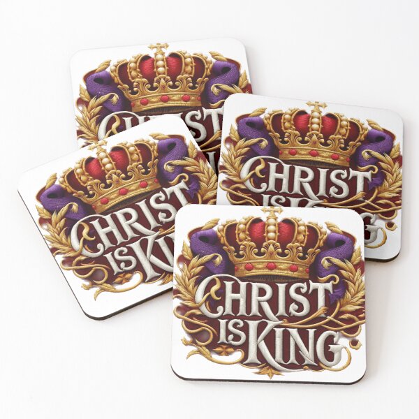 Item preview, Christ Is King Embroided Image  designed and sold by Emoji Emblems.