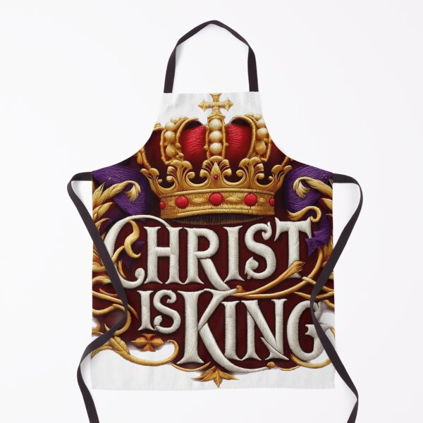 Item preview, Christ Is King Embroided Image designed and sold by Emoji Emblems.