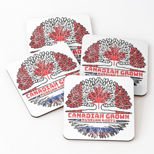 Item preview, Russia Russian Canadian Canada Tree Roots Flag designed and sold by FlagX.