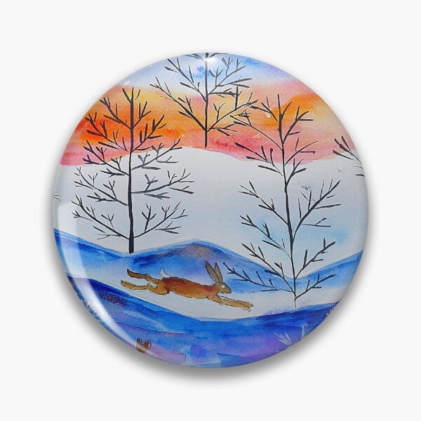 Item preview, Hares leaping among Trees at Sunset  designed and sold by Casimirasart.