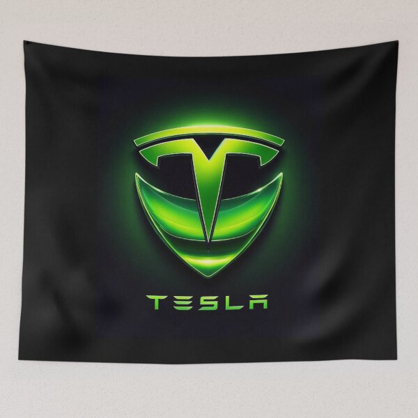 Item preview, Tesla logo designed and sold by TEEJAMBOREE.