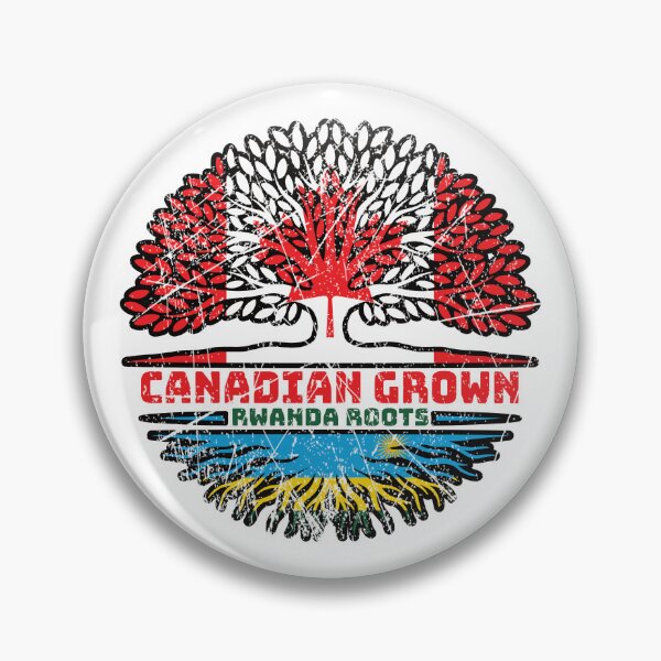 Item preview, Rwanda Rwandan Canadian Canada Tree Roots Flag designed and sold by FlagX.