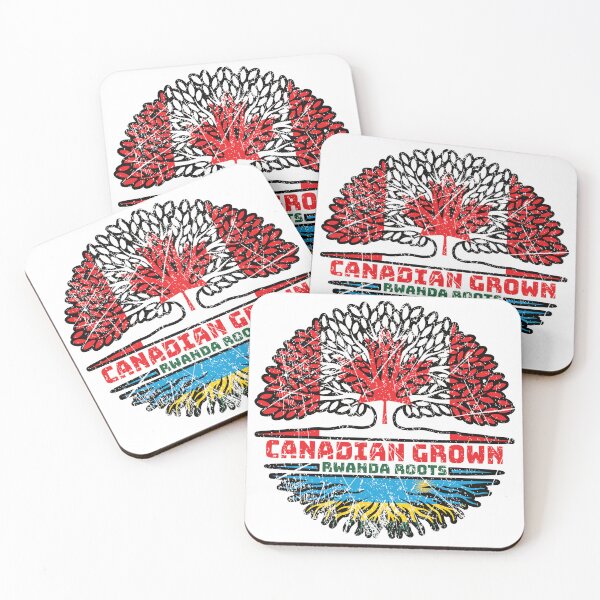 Item preview, Rwanda Rwandan Canadian Canada Tree Roots Flag designed and sold by FlagX.