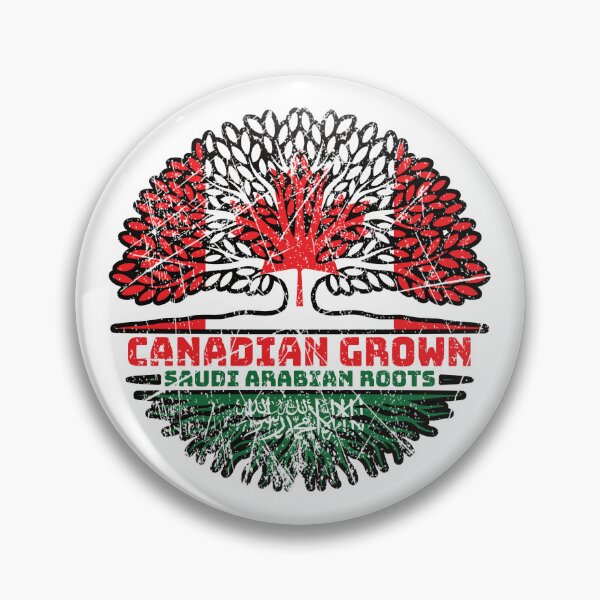 Item preview, Saudi Arabia Saudi Arabian Canadian Canada Tree Roots Flag designed and sold by FlagX.
