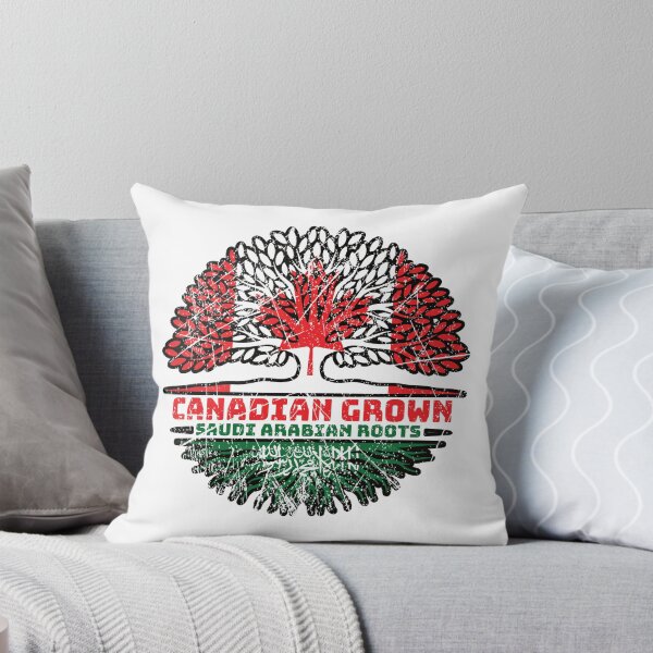 Item preview, Saudi Arabia Saudi Arabian Canadian Canada Tree Roots Flag designed and sold by FlagX.