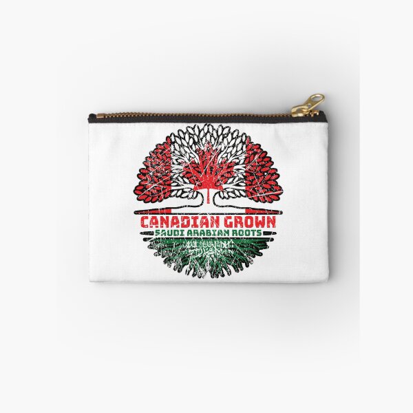 Item preview, Saudi Arabia Saudi Arabian Canadian Canada Tree Roots Flag designed and sold by FlagX.