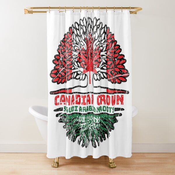Item preview, Saudi Arabia Saudi Arabian Canadian Canada Tree Roots Flag designed and sold by FlagX.