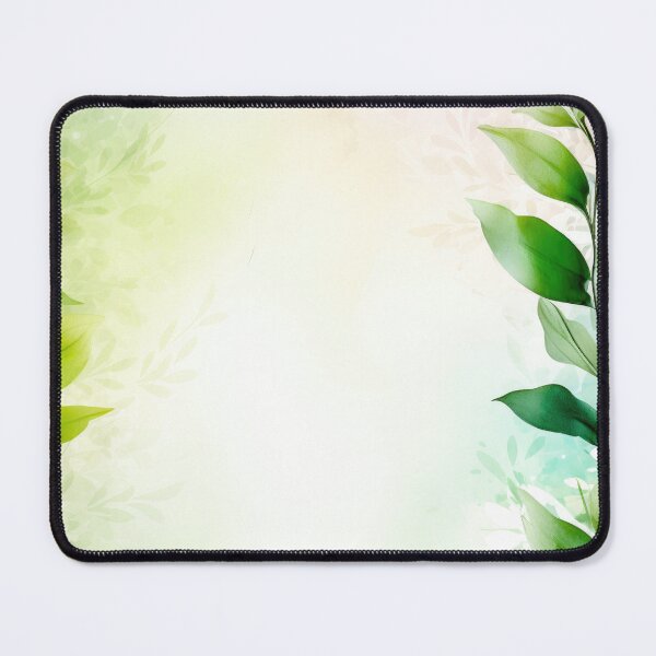 Item preview, Blurry Photo of Green Leaves on a White Background designed and sold by frequent-art.