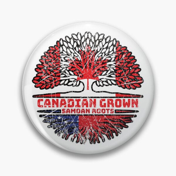 Item preview, Samoa Samoan Canadian Canada Tree Roots Flag designed and sold by FlagX.