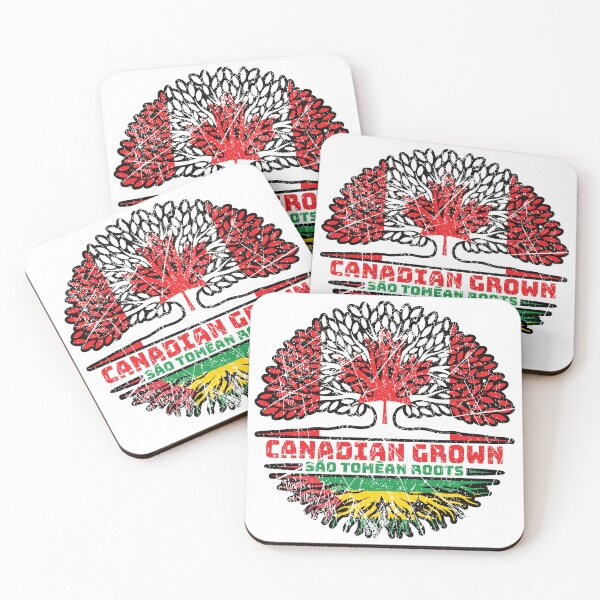 Item preview, Sao Tome and Principe Sao Tomean Canadian Canada Tree Roots Flag designed and sold by FlagX.