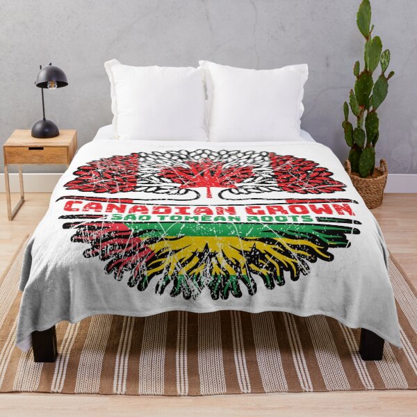 Item preview, Sao Tome and Principe Sao Tomean Canadian Canada Tree Roots Flag designed and sold by FlagX.