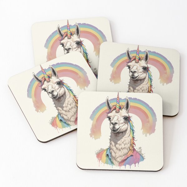 Item preview, Llamacorn: Rainbow Fusion designed and sold by Slick-Waffles.