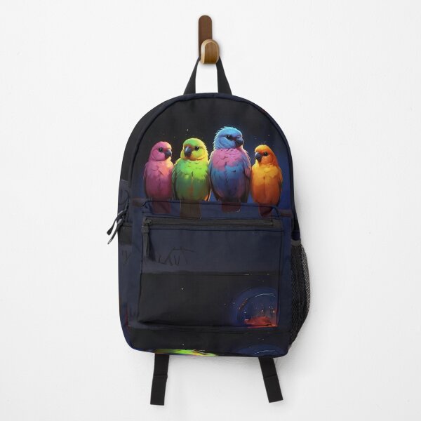 Item preview, Colorful Parrots Art designed and sold by Obsidian Ink by Wilshire.