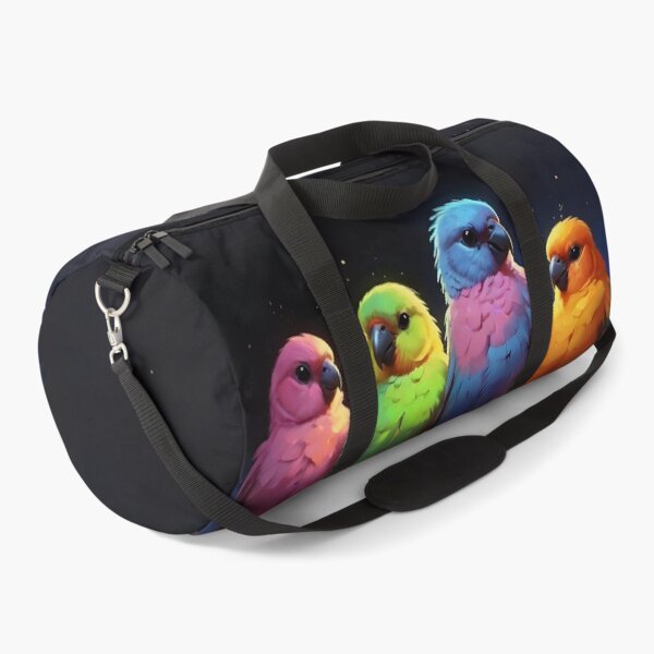 Item preview, Colorful Parrots Art designed and sold by Obsidian Ink by Wilshire.
