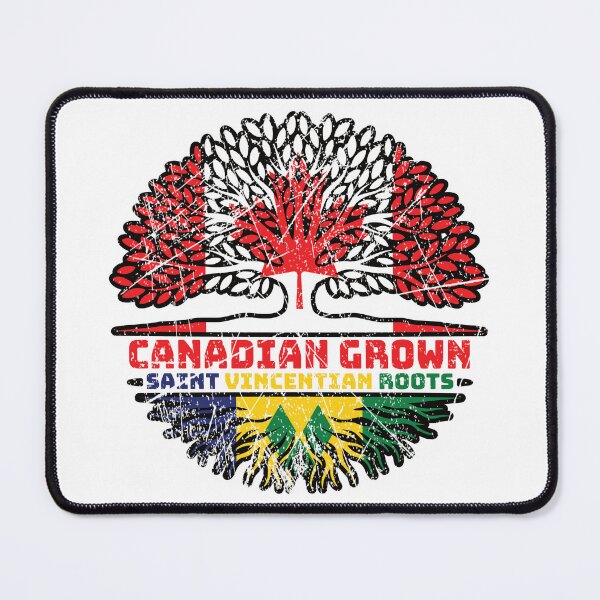 Item preview, Saint Vincent and the Grenadines Saint Vincentian Canadian Canada Tree Roots Flag designed and sold by FlagX.