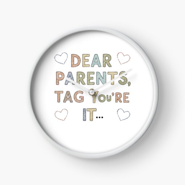 Item preview, Gift Retro Dear Parents TAG you're it Testing Day Teacher Vintage for Test Day You Got This Testing Day Teacher designed and sold by Kiraz771s.