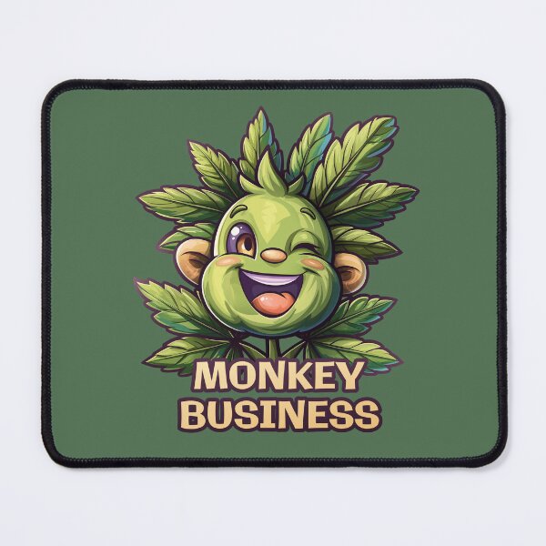 Artikelvorschau, MONKEY BUSINESS Cannabispflanze 4:20 entworfen und verkauft von Kikostas.