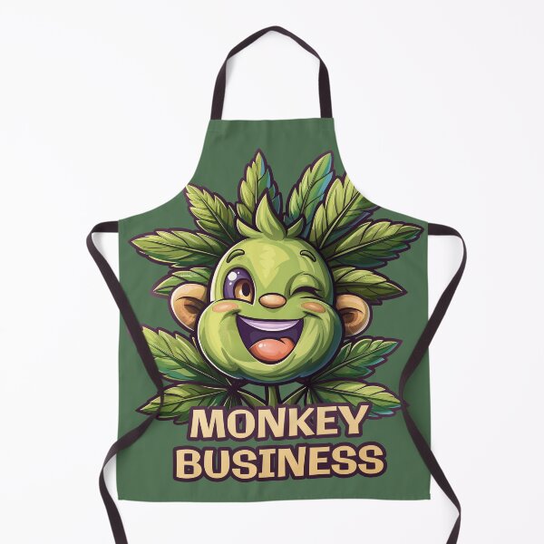 Item preview, MONKEY BUSINESS weed plant 4:20 designed and sold by Kikostas.