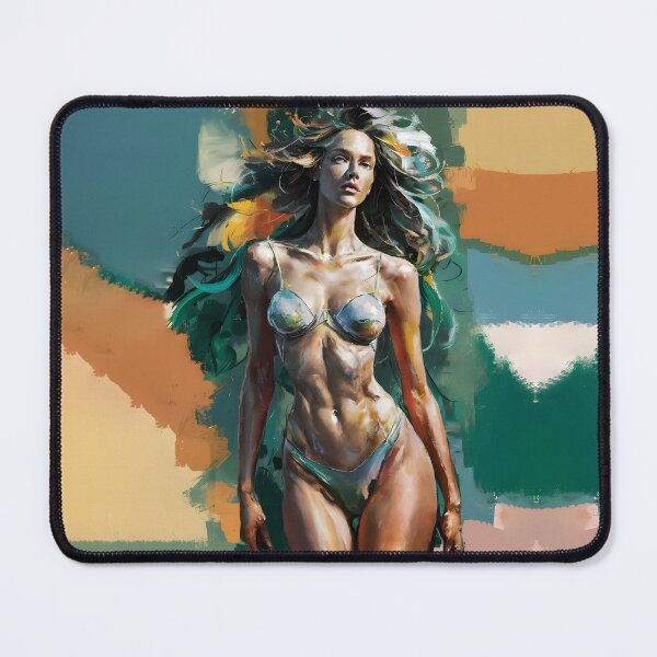 Item preview, Expressive Abstract Art: Bold Brushstrokes of Female Figures designed and sold by MarinaFila.