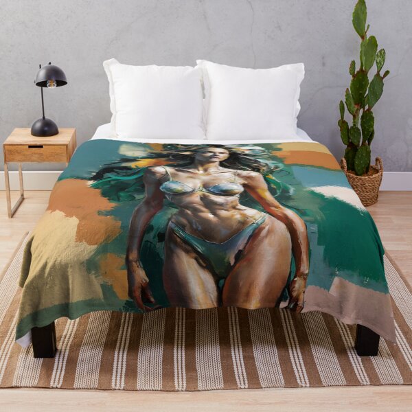Item preview, Expressive Abstract Art: Bold Brushstrokes of Female Figures designed and sold by MarinaFila.