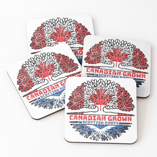 Item preview, Scotland Scottish Canadian Canada Tree Roots Flag designed and sold by FlagX.