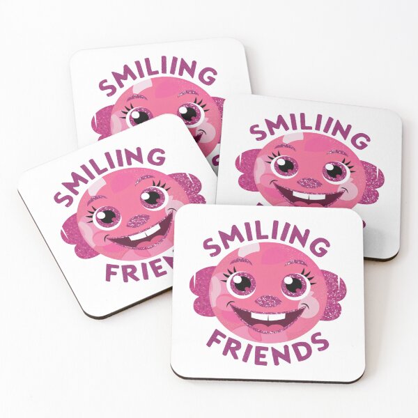 Item preview, Cute Pink Smiling Friends designed and sold by nimmitrends.